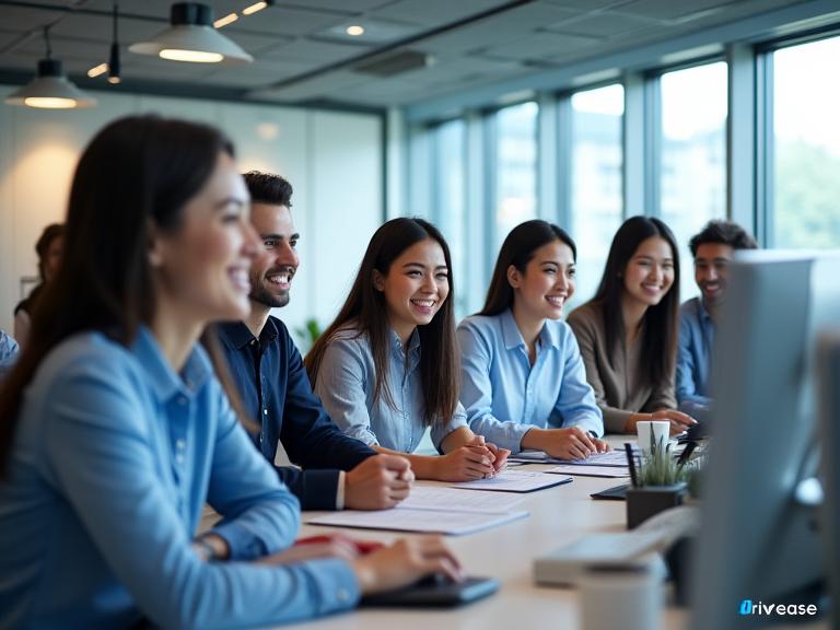 DriveEase professional team at Singapore office